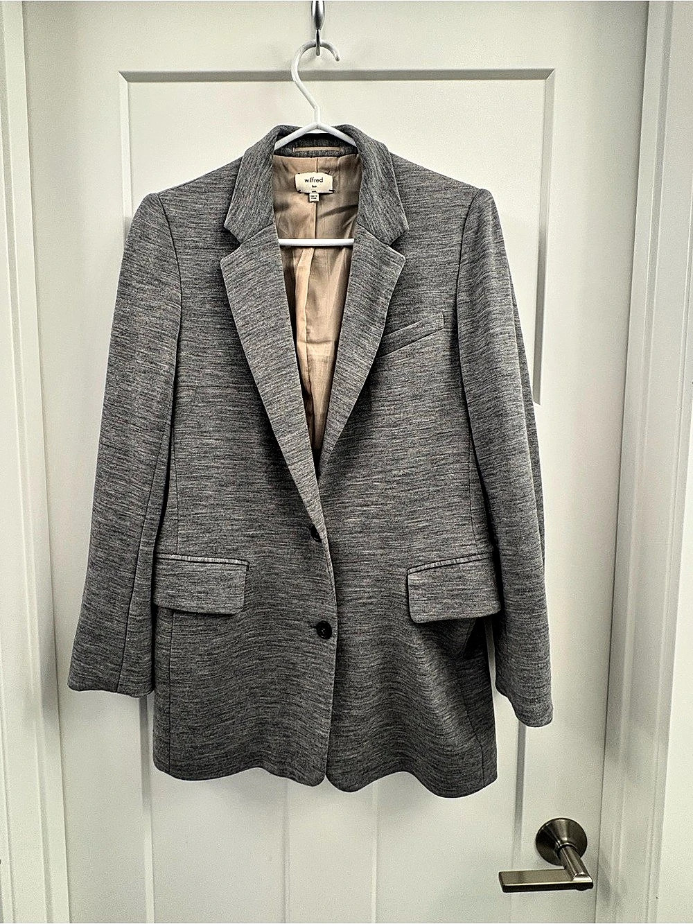 Wilfred Gray Wool Blend Blazer